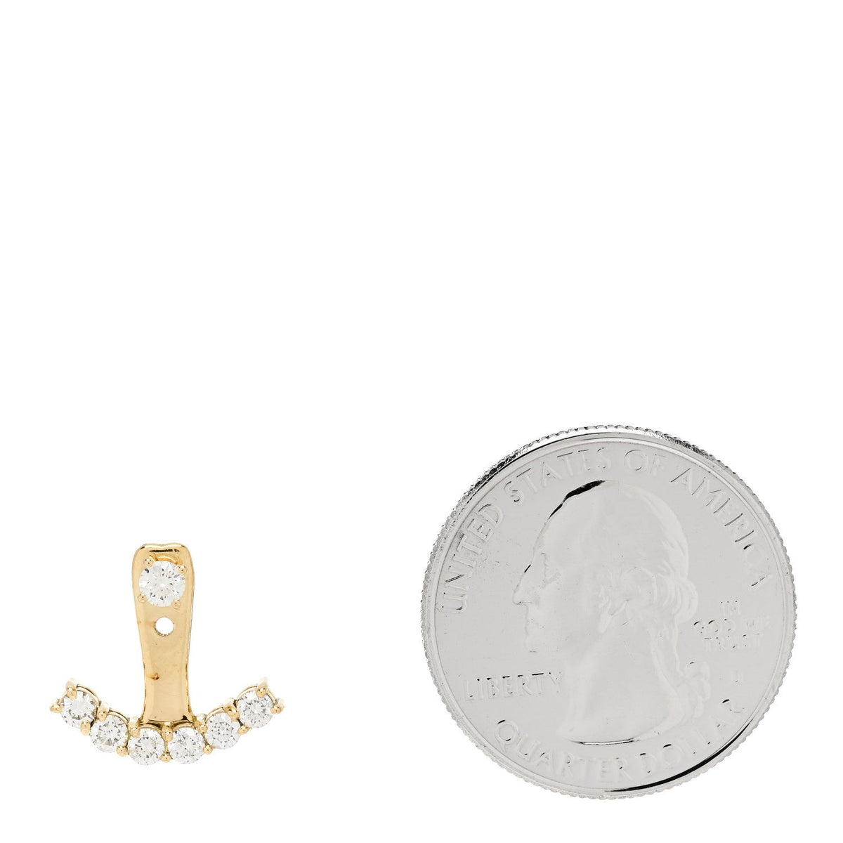 Anita Ko 18K Yellow Gold Diamond Earring Jacket