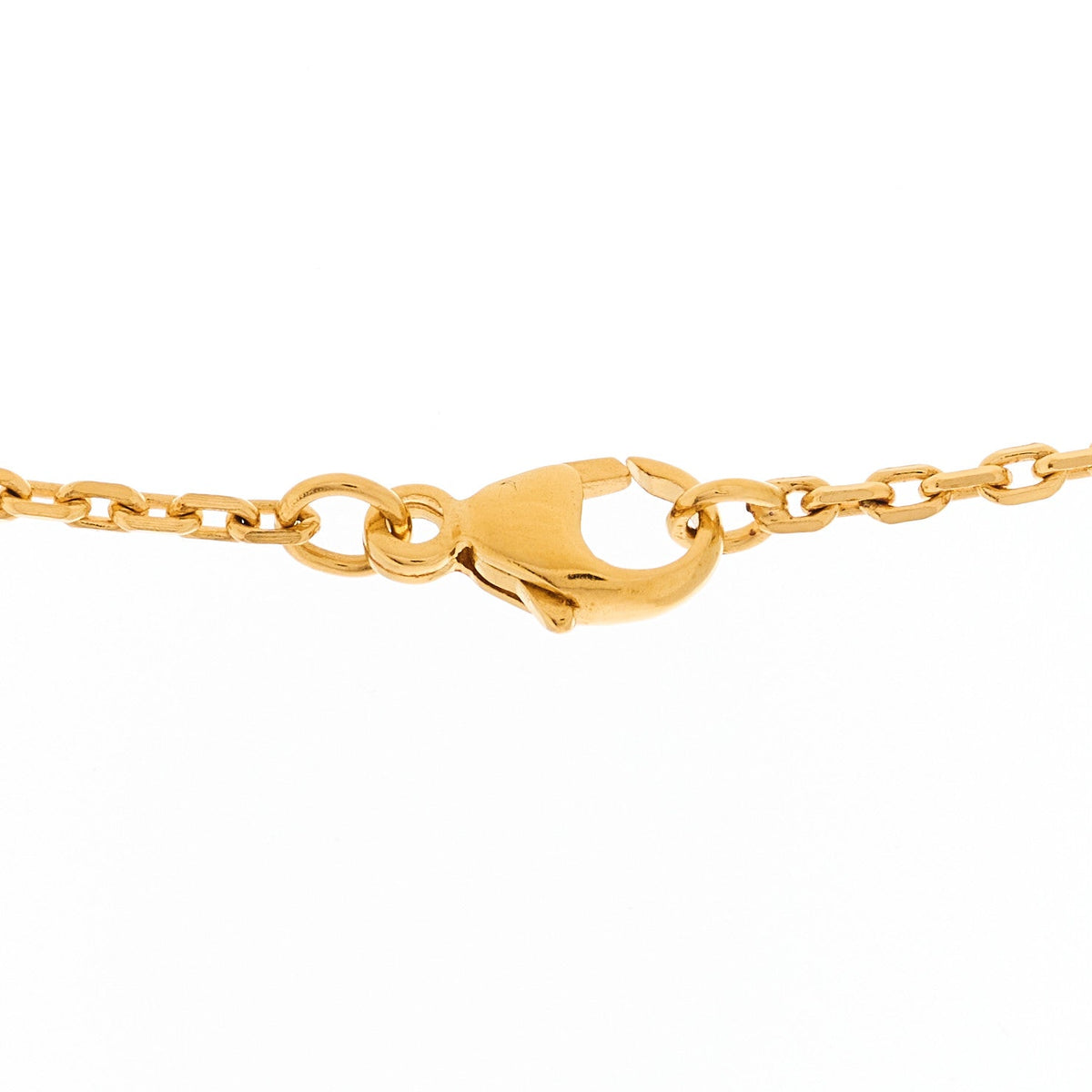 Hermes Lacquered Gold Mini Pop H Pendant Necklace Marron Glace