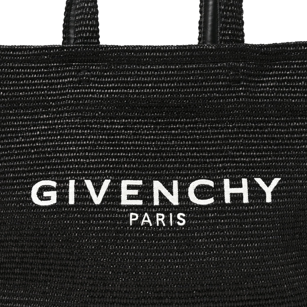 Givenchy Raffia Medium G Tote Black
