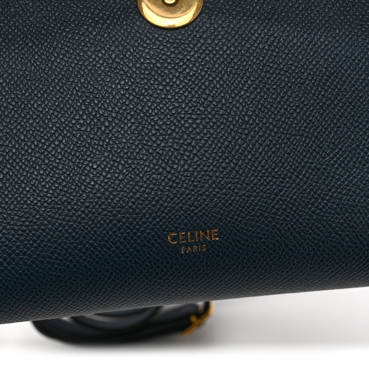 Celine Baby Grained Calfskin Nano Belt Bag Abyss Blue