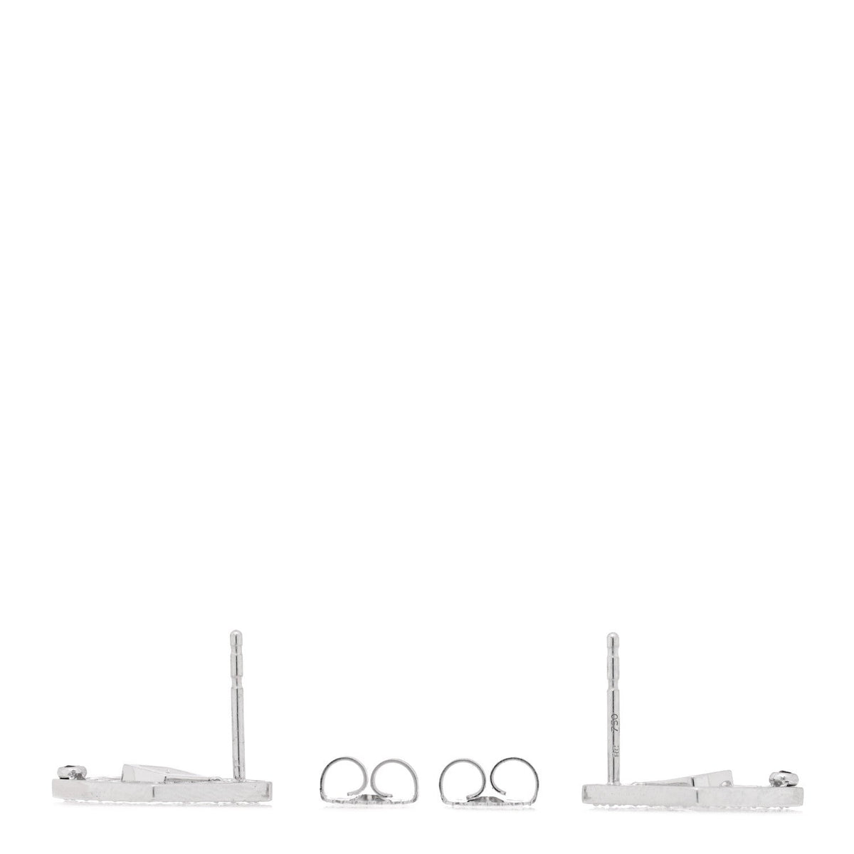 Roberto Coin 18K White Gold Diamond Diamante Earrings