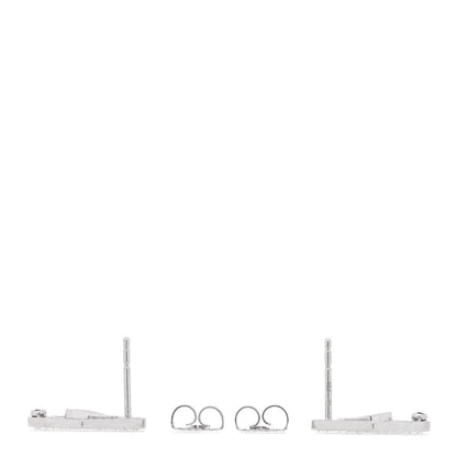 Roberto Coin 18K White Gold Diamond Diamante Earrings