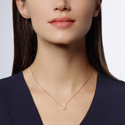 18K Rose Gold Diamonds Chaumet Jeux De Liens Harmony Pendant