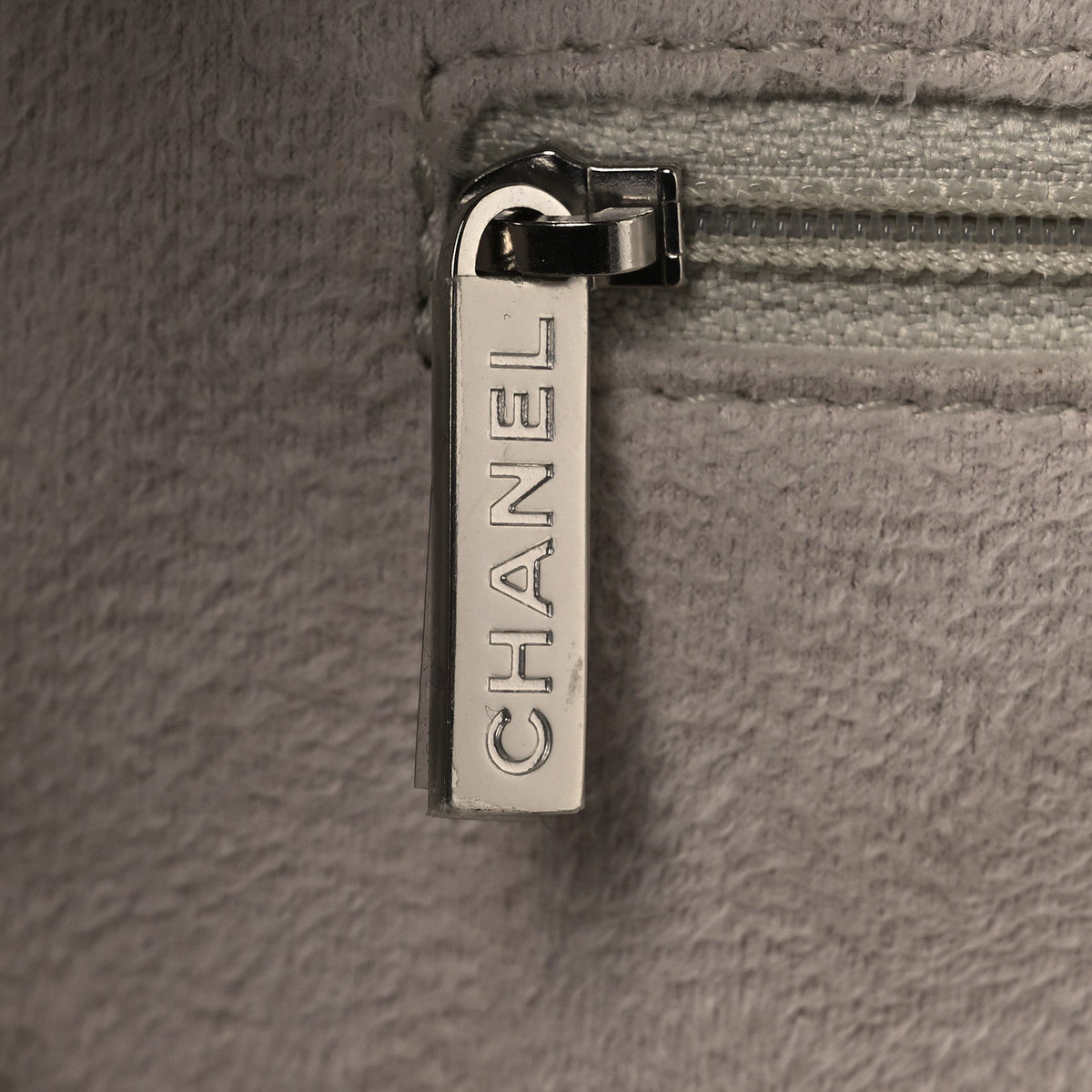 Chanel Caviar Medium Studded Deauville Tote Ivory 1889632