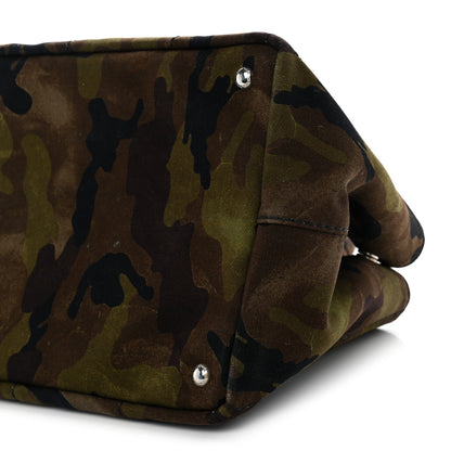 Prada Canapa Camouflage Logo Tote Mimetico