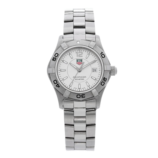 Tag Heuer Stainless Steel 27mm Aquaracer Watch WAF1412