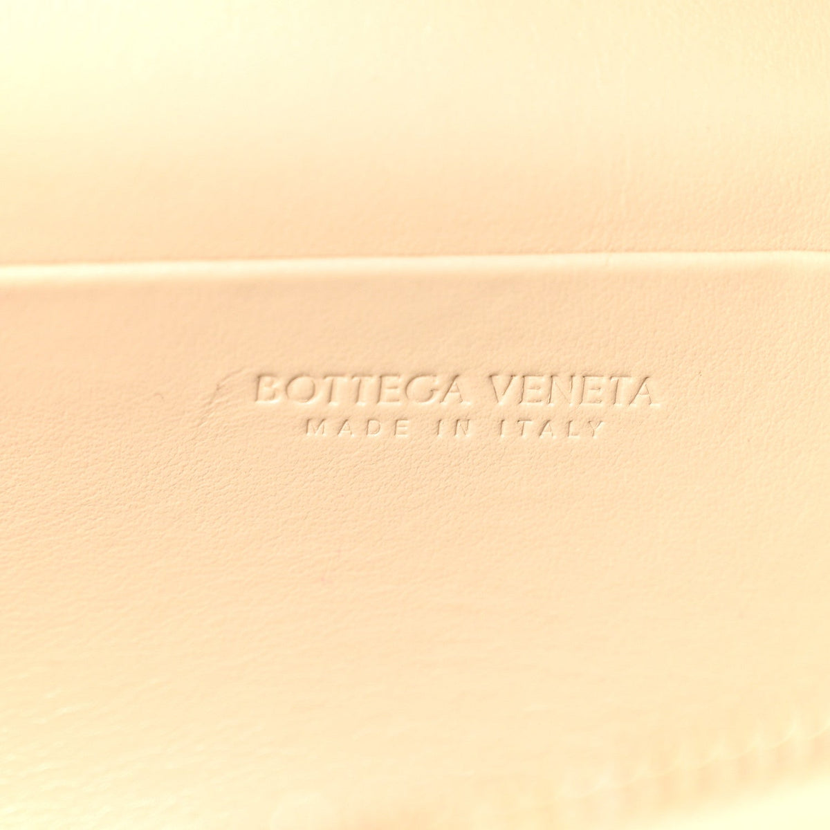 Bottega Veneta Calfskin Intrecciato Bang Bang Vanity Case Ecru