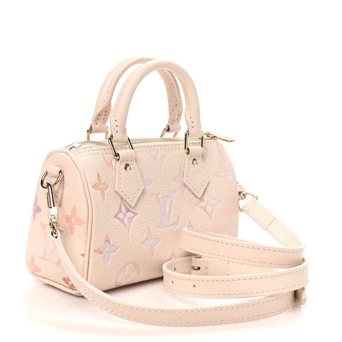 Louis Vuitton Empreinte Monogram Nano Speedy Dream Beige