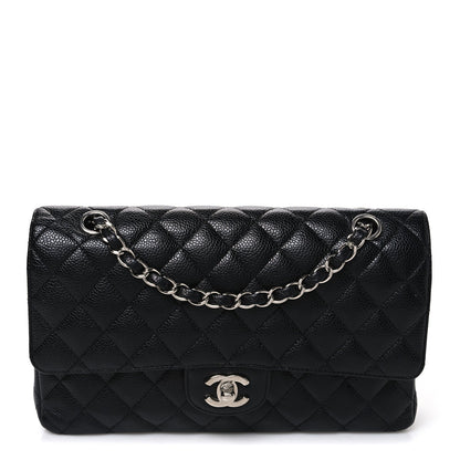 Chanel Caviar Quilted Medium Double Flap Bag Black