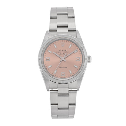 Rolex Stainless Steel 34mm Air-King Precision Watch Pink 14010