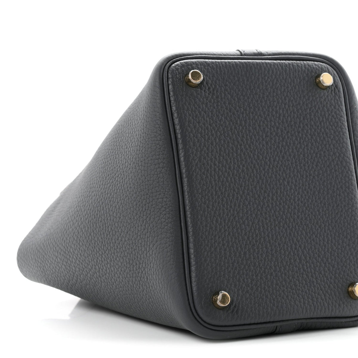 Hermes Taurillon Clemence Picotin Lock 18 PM Bag Gris Misty
