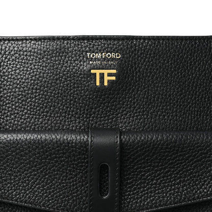 Tom Ford Grained Calfskin Rialto Crossbody Black