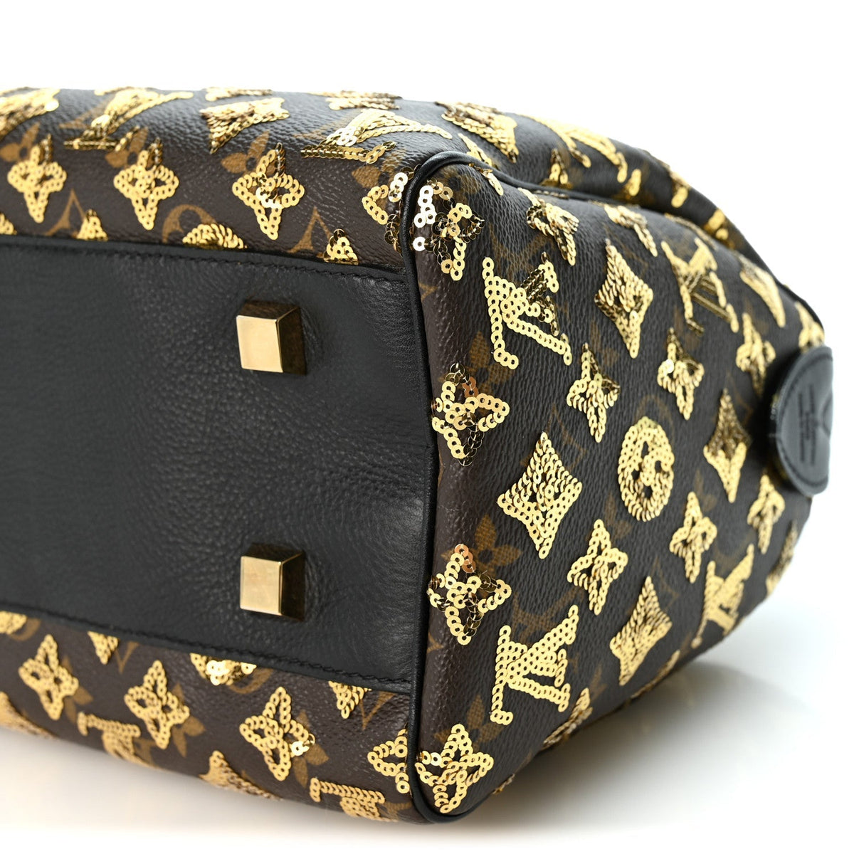Louis Vuitton Monogram Sequins Eclipse Speedy 28 Gold