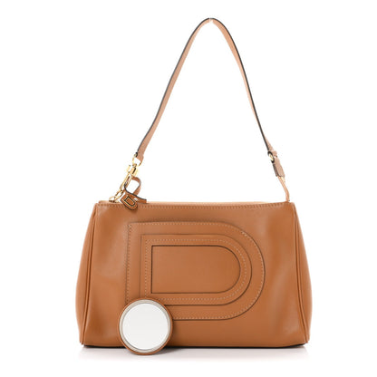 Delvaux Calfskin Louise Pochette Camel 1980322