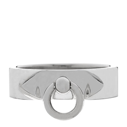 Hermes Sterling Silver PM Collier De Chien Ring 50 5.25