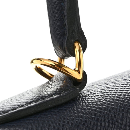 Hermes Epsom Kelly Sellier 28 Bleu Indigo