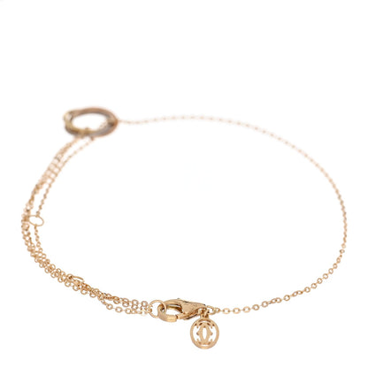Cartier 18K Tricolor Gold Trinity Bracelet