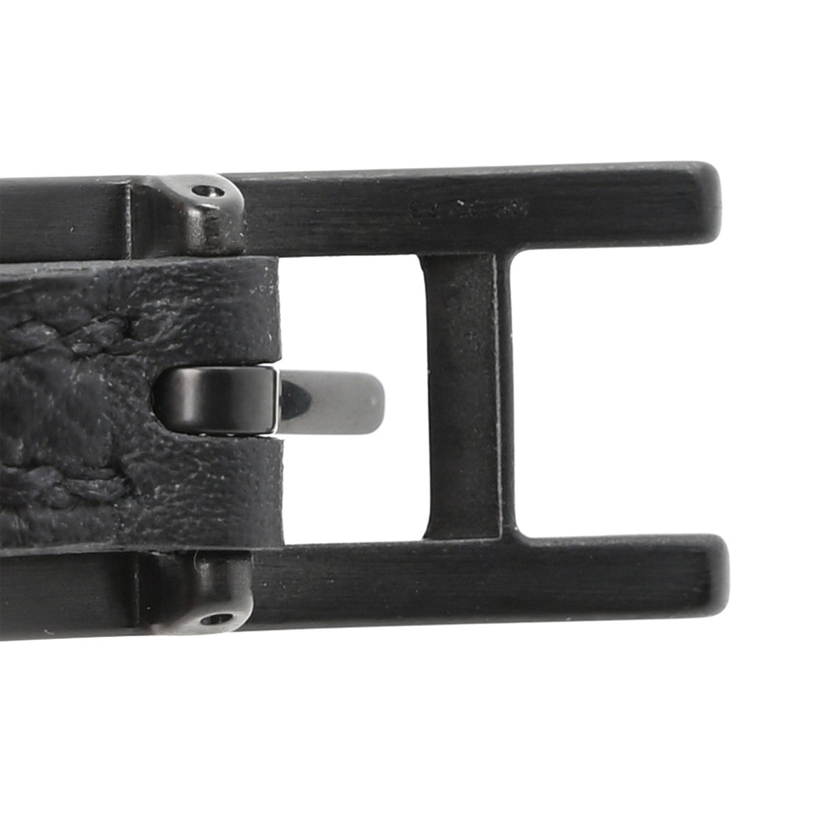 Hermes Epsom Behapi Double Tour Bracelet Black