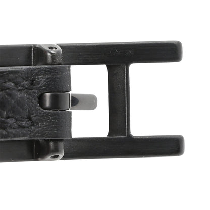 Hermes Epsom Behapi Double Tour Bracelet Black