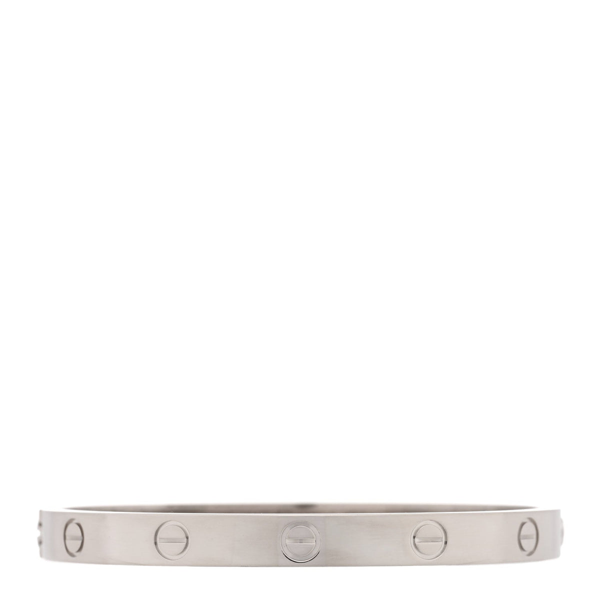 Cartier 18K White Gold LOVE Bracelet 17