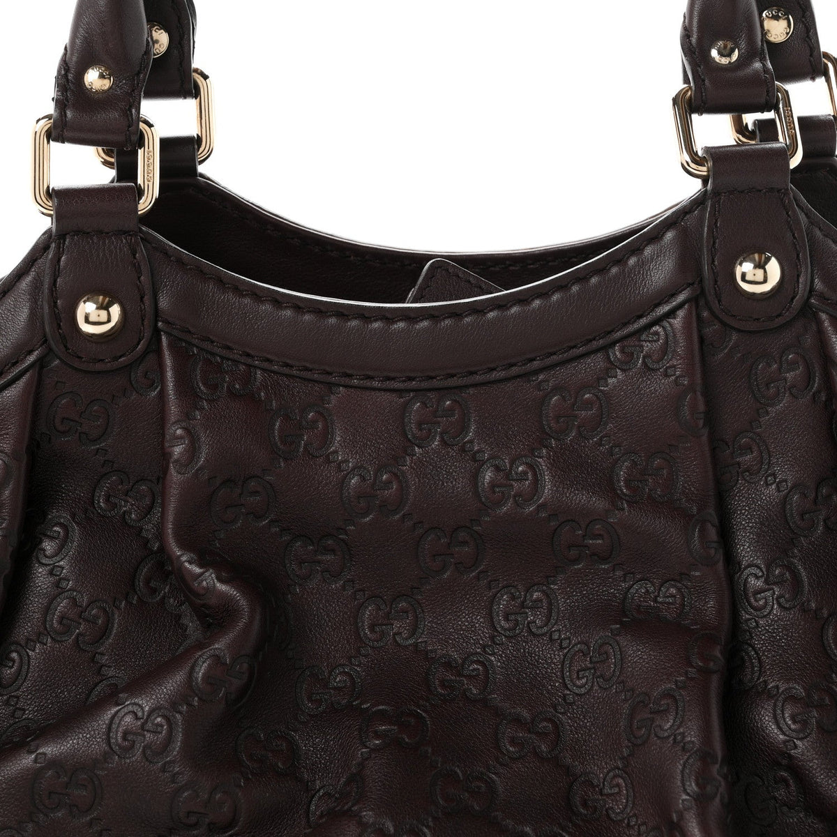 Gucci Guccissima Medium Sukey Tote Chocolate 1987818
