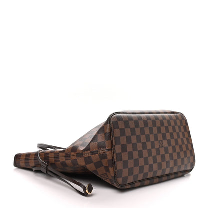 Louis Vuitton Damier Ebene Canvas Neo Neverfull MM Tote Bag Brown