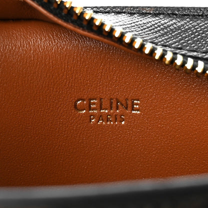 Celine Calfskin Medium Croque Bag Tan