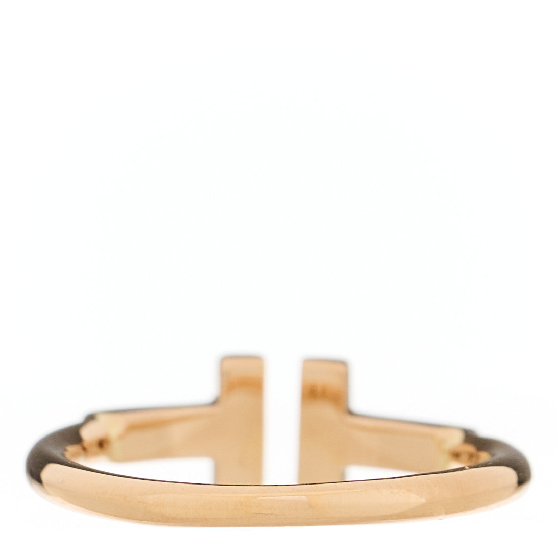 Tiffany 18K Rose Gold T Wire Ring 4