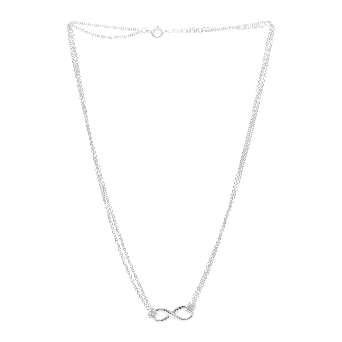 Tiffany Sterling Silver Infinity Pendant Necklace