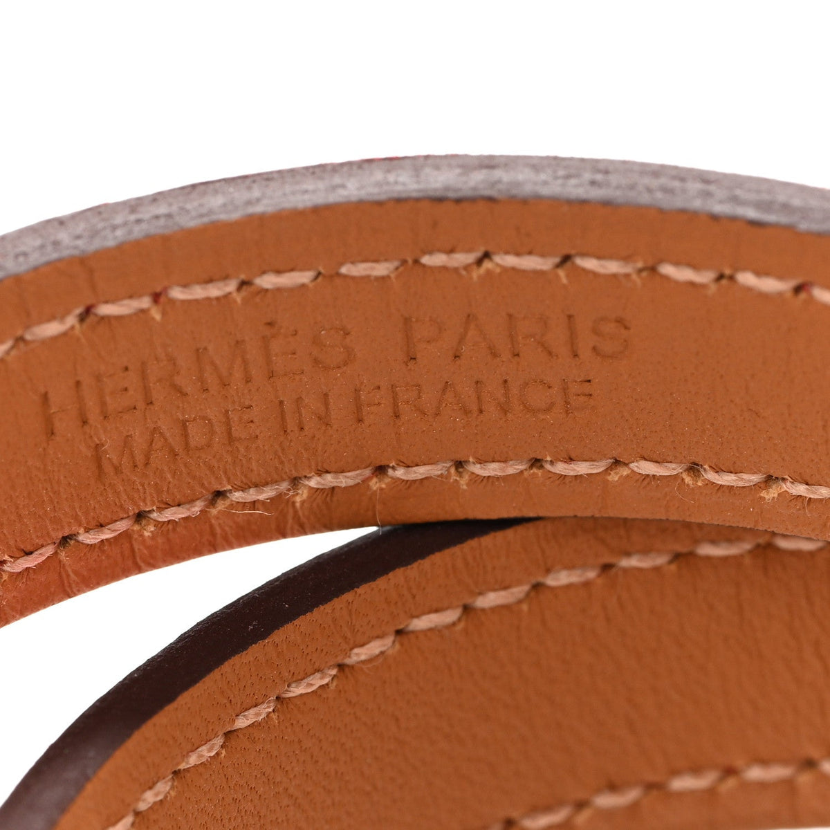 Hermes Swift Calfskin O'Kelly Double Tour Bracelet Red