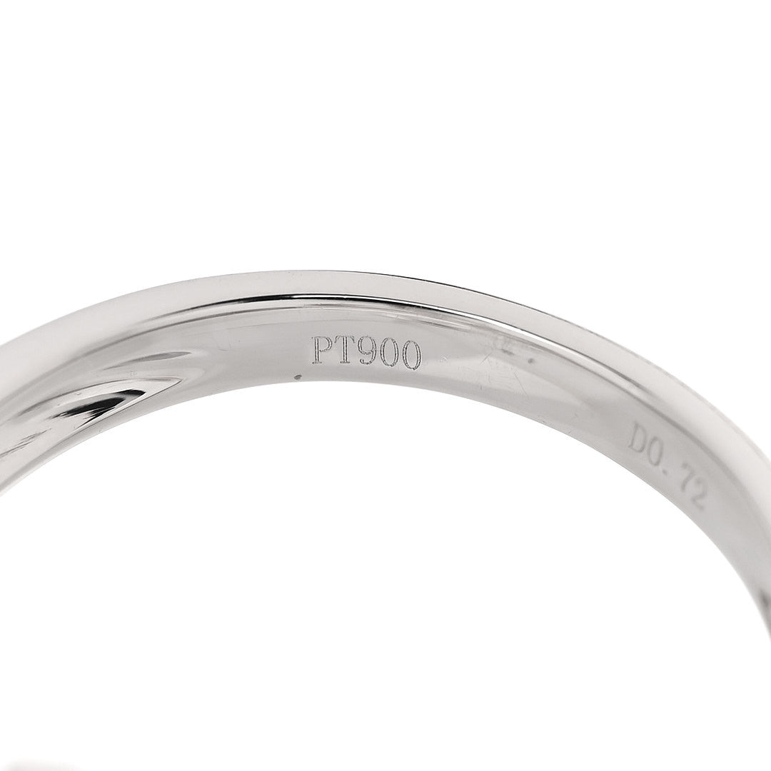 Platinum Diamond Bow Ring 6