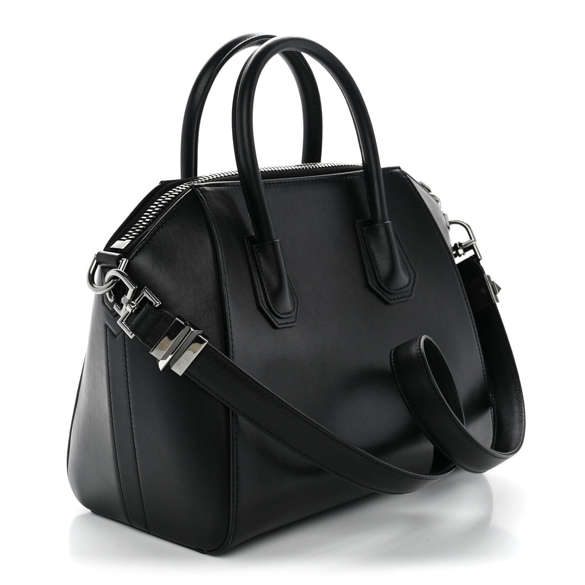 Givenchy Smooth Calfskin Chains Small Antigona Black