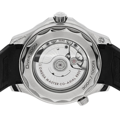 Omega Stainless Steel Rubber 42mm Seamaster Diver 300M Watch Black 210.32.42.20.01.001