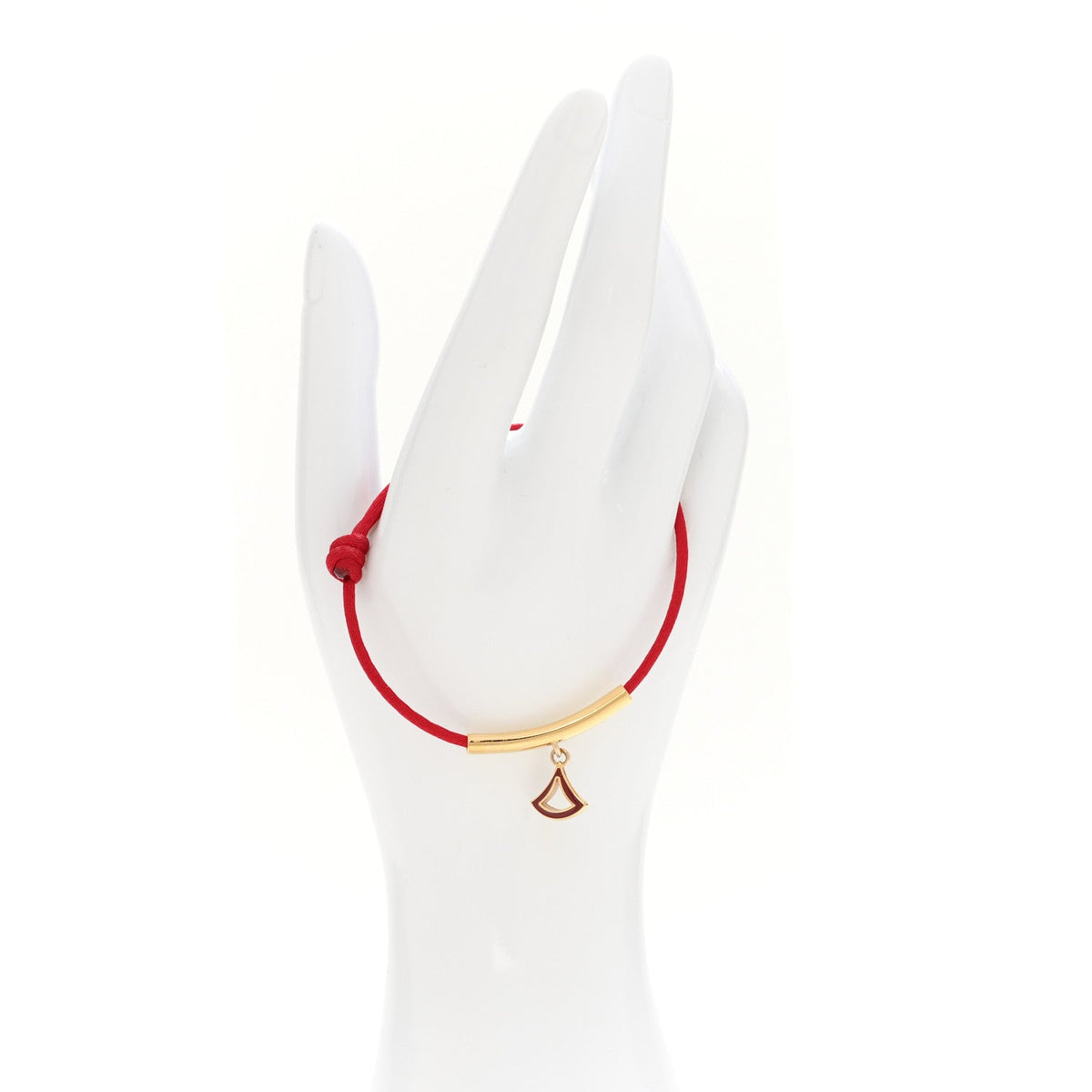 Bulgari Divas' Dream Cord Bracelet Red Gold