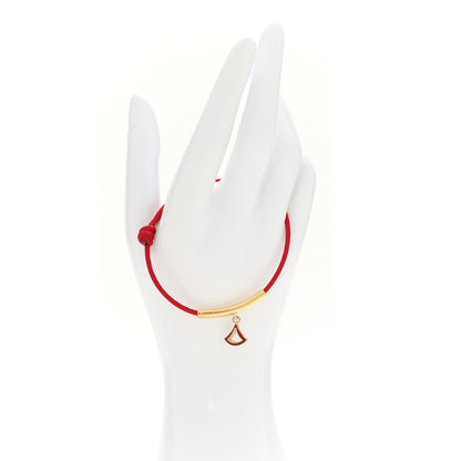 Bulgari Divas' Dream Cord Bracelet Red Gold