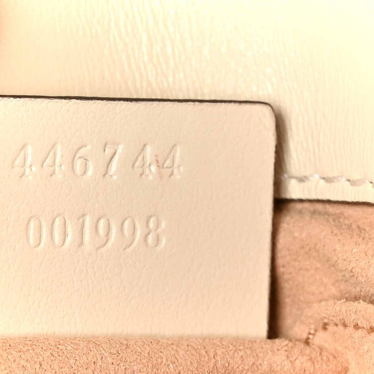 Gucci Calfskin Matelasse Mini GG Marmont Shoulder Bag White
