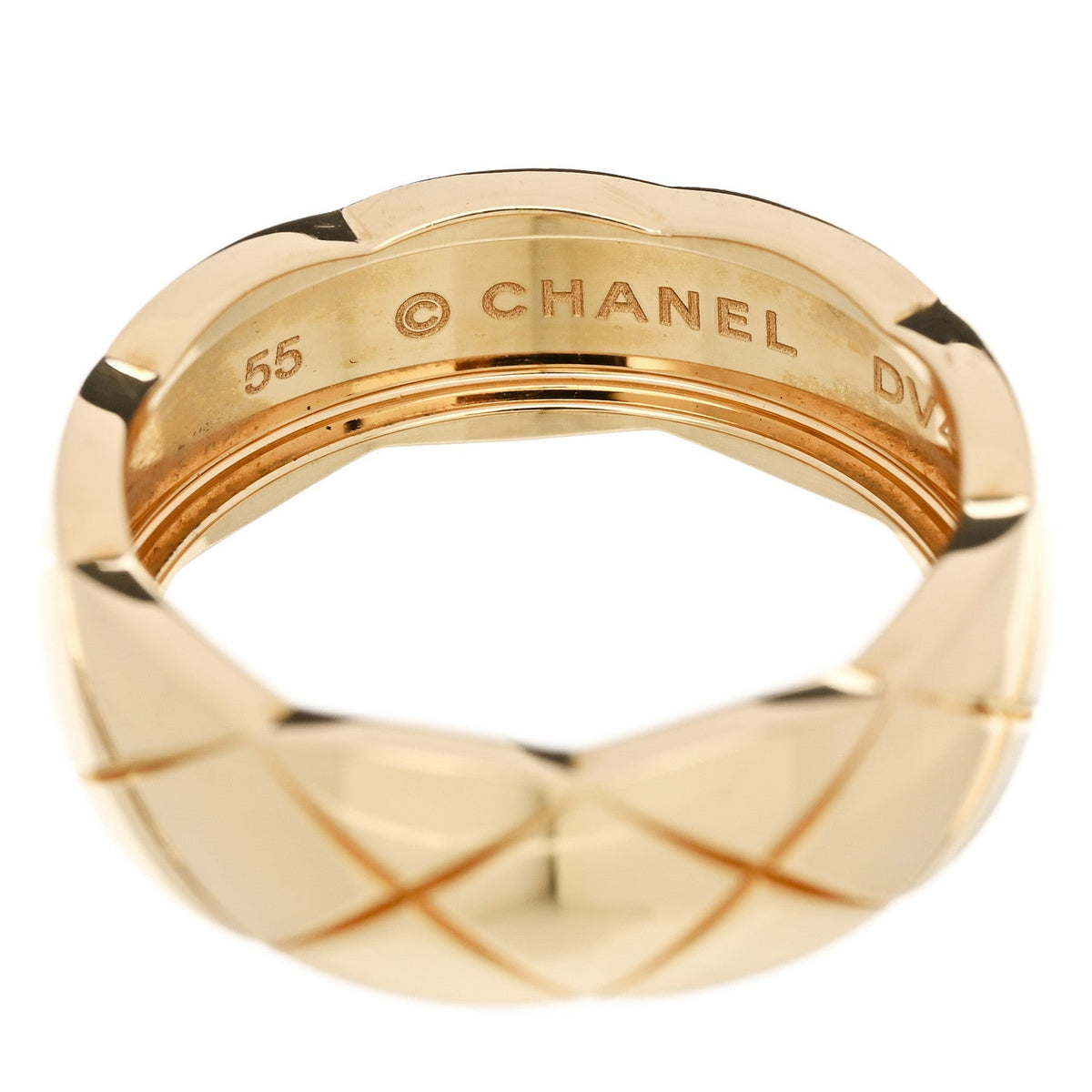 Chanel 18K Yellow Gold Small Coco Crush Ring