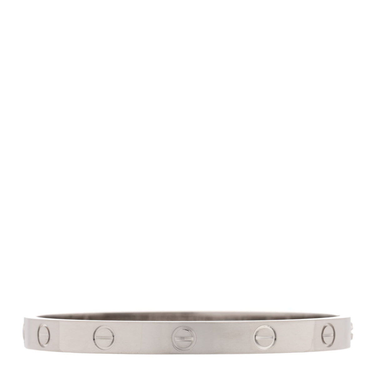 Cartier 18K White Gold LOVE Bracelet 17