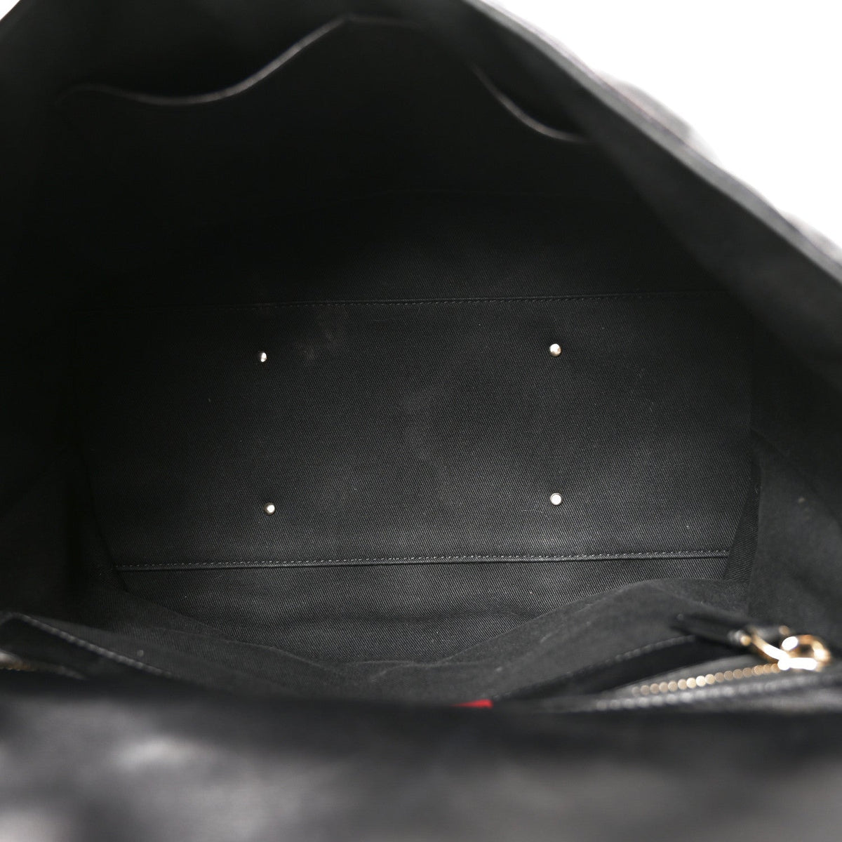 Valentino Garavani Nappa Large Candystud Top Handle Bag Black