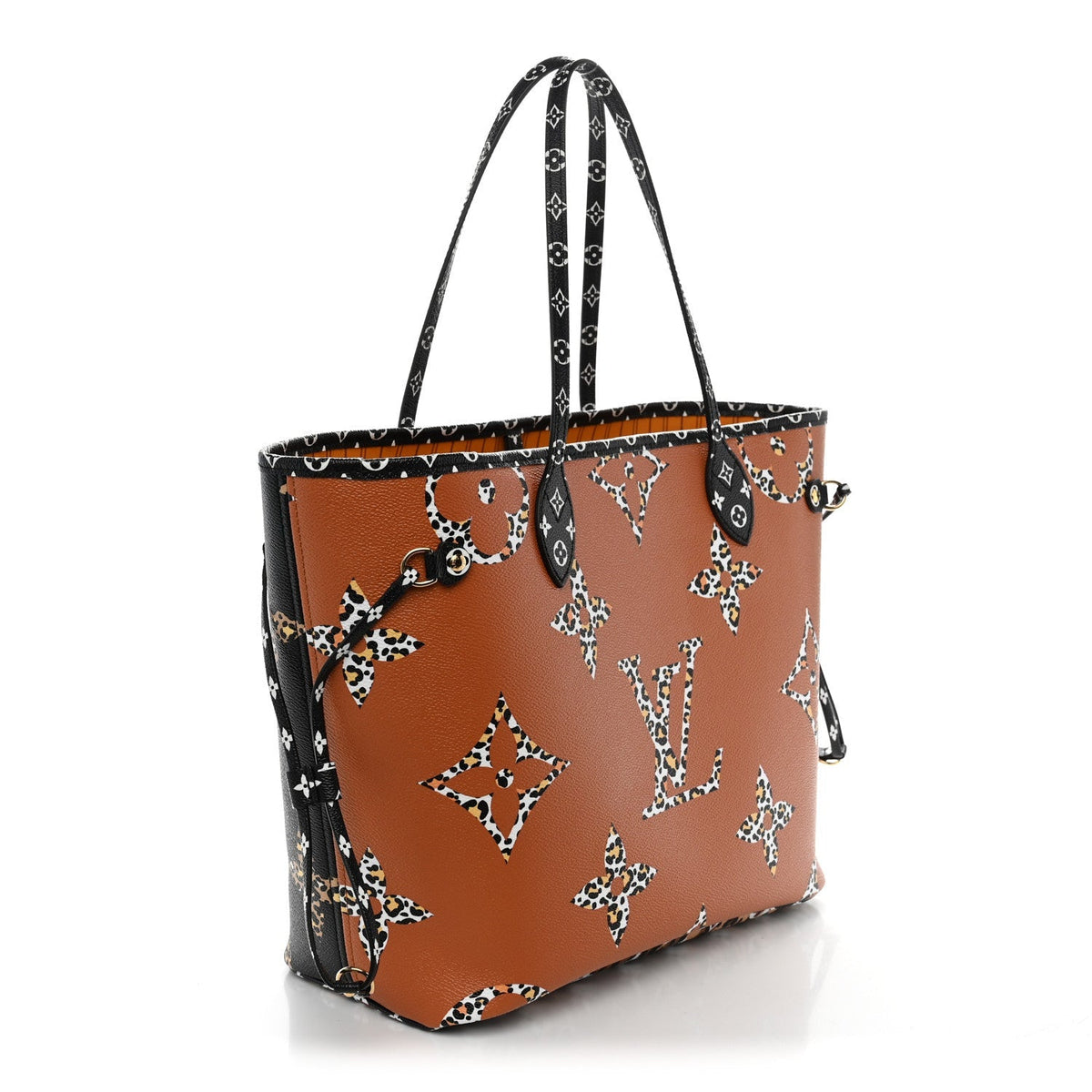 Louis Vuitton Monogram Giant Jungle Neverfull MM Black