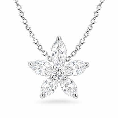 Fiora 18K Gold Plated 925 Sterling Silver Cubic Zirconia Necklace