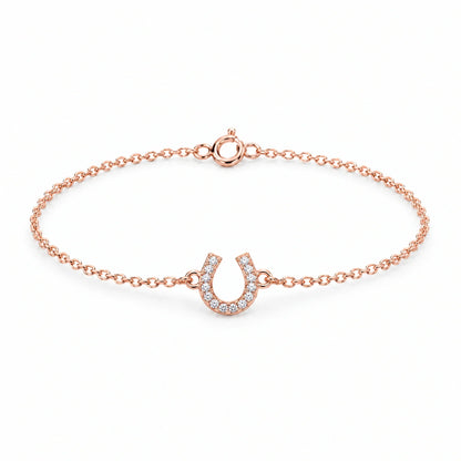 Fortuna 18K Gold Plated 925 Sterling Silver Cubic Zirconia Bracelet