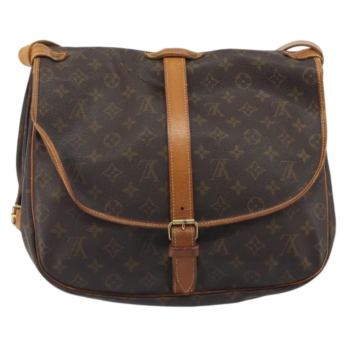 Saumur Handbag Monogram Canvas 35