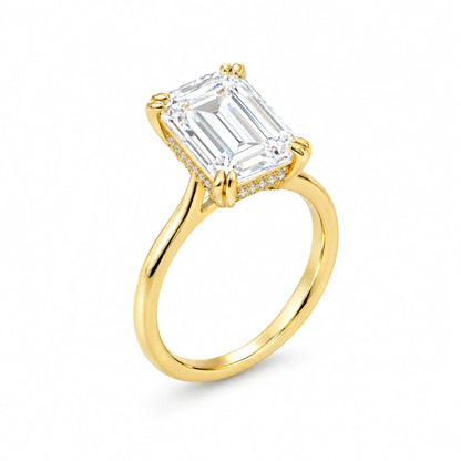 Genevieve 18K Gold Plated 925 Sterling Silver Cubic Zirconia Ring