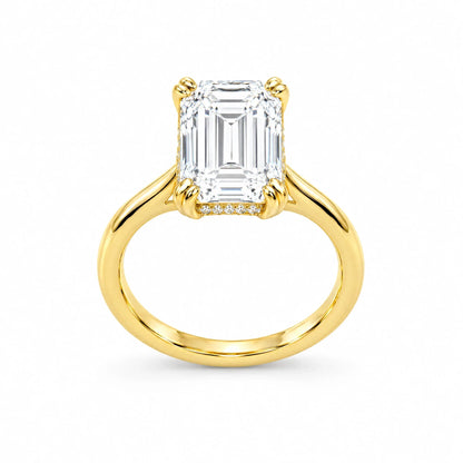 Genevieve 18K Gold Plated 925 Sterling Silver Cubic Zirconia Ring