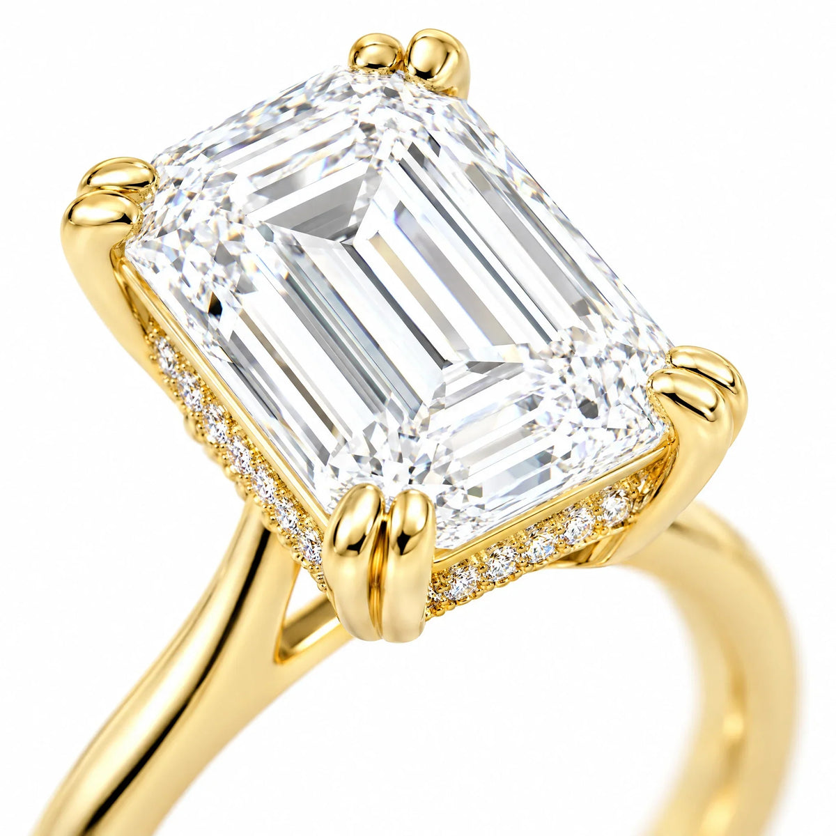 Genevieve 18K Gold Plated 925 Sterling Silver Cubic Zirconia Ring