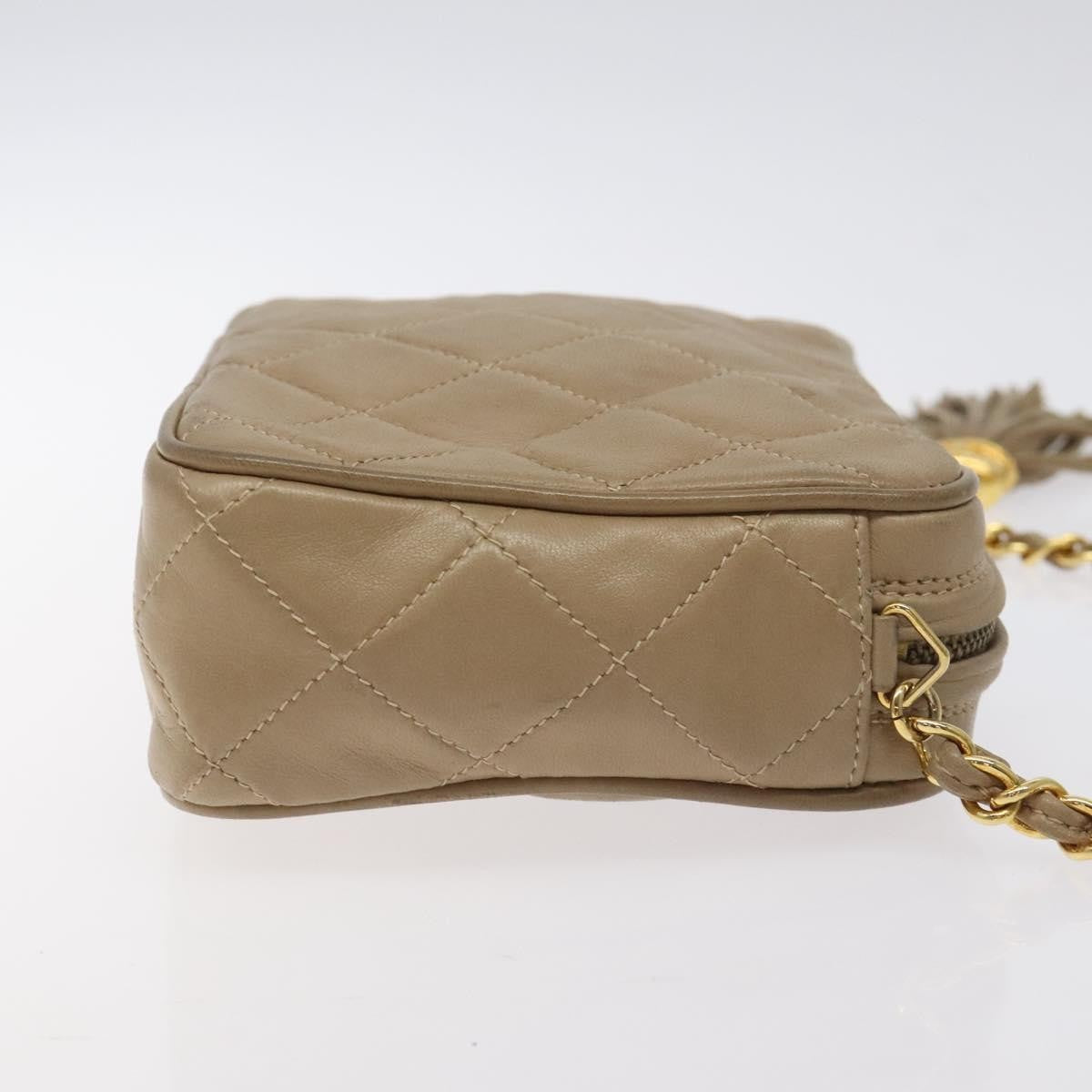 Vintage Diamond CC Camera Bag Quilted Leather Small