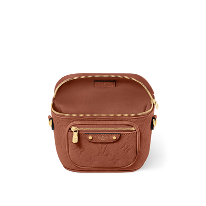 Mini Bumbag Cognac Monogram Empreinte Leather Gold-Toned Hardware