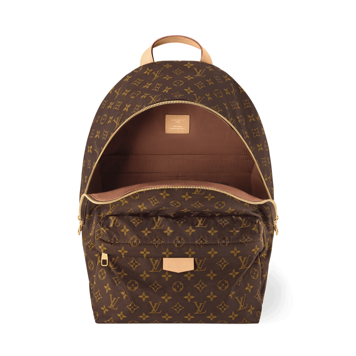 Track Backpack MM Monogram Silk Tech Gold-Toned Hardware
