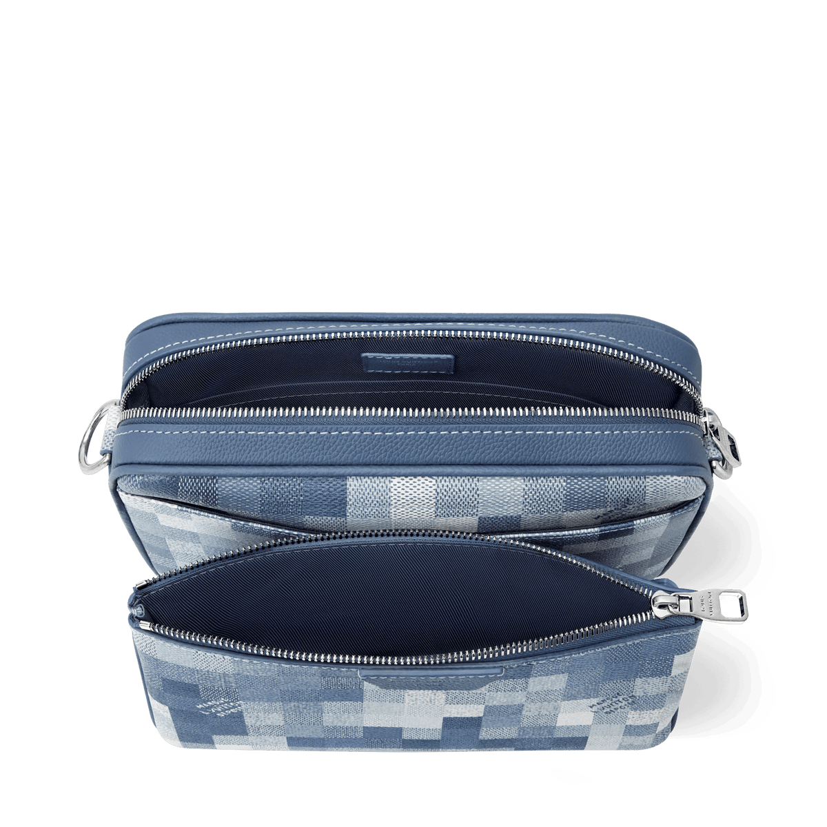 Men's Trio Messenger Bag Indigo